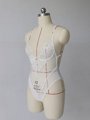 Load image into Gallery viewer, Lace Lingerie Bodysuit