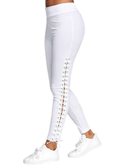 Load image into Gallery viewer, Lace Up Leggings