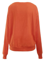 Load image into Gallery viewer, Love Pattern Dropped Shoulder Sweatshirt - vendach