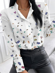 Load image into Gallery viewer, Floral Long Sleeve Blouse