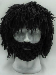 Load image into Gallery viewer, Wool Knit Beard & Hair Hat/Mask