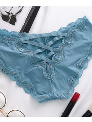 Load image into Gallery viewer, Ice silk lace panties
