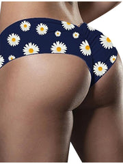 Load image into Gallery viewer, Sexy Cheeky Booty Shorts Floral Print