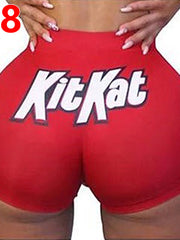 Load image into Gallery viewer, Stretchy Booty Shorts Print