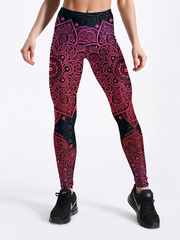 Load image into Gallery viewer, Mandala Print Leggings