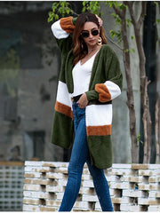 Load image into Gallery viewer, Stitching plush cardigan - vendach