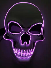 Load image into Gallery viewer, Skull LED Glowing Halloween Mask