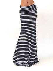 Load image into Gallery viewer, High Waist Long Skirts Printed Pattern