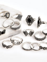Load image into Gallery viewer, 15 Pcs Bohemian Retro Rings