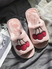 Load image into Gallery viewer, Indoor Slippers Fruits Print