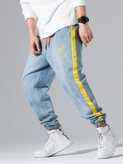 Load image into Gallery viewer, Love and Piece Print Jeans