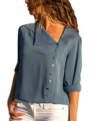 Load image into Gallery viewer, Chiffon Long Sleeve Blouse