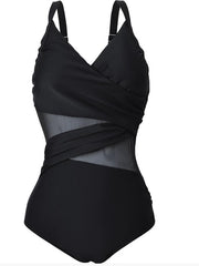 Load image into Gallery viewer, One Piece Swimsuit with Mesh - vendach