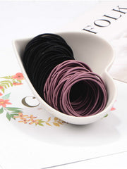 Load image into Gallery viewer, Elastic hair Ties (100pc 2mm thick )
