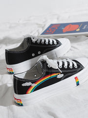 Load image into Gallery viewer, Rainbow Canvas Shoes