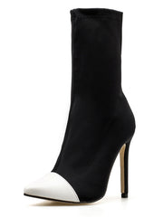 Load image into Gallery viewer, Ladies' High Heeled Color Tip Boots