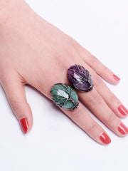 Load image into Gallery viewer, Natural Stone Tree of Life Rings
