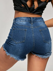 Load image into Gallery viewer, Blue Denim Jean Shorts