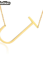 Load image into Gallery viewer, Letter Pendant Necklace