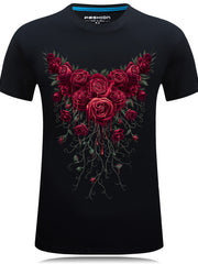 Load image into Gallery viewer, Men Rose Tshirts