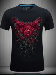 Load image into Gallery viewer, Men Rose Tshirts