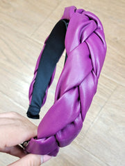 Load image into Gallery viewer, European and American Leather Twist Braid Headband