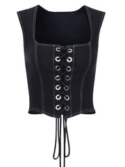 Load image into Gallery viewer, Denim Corset Jeans Jacket