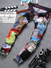Load image into Gallery viewer, Patches Denim Jeans