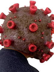 Load image into Gallery viewer, Halloween virus latex mask