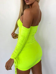 Load image into Gallery viewer, Dress Side Drawstrings