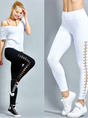 Load image into Gallery viewer, Laced Up Leggings