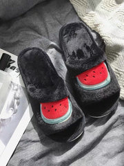 Load image into Gallery viewer, Indoor Slippers Fruits Print