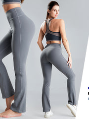Load image into Gallery viewer, High Waist Wide Leg Leggings