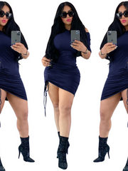 Load image into Gallery viewer, Side Drawstring Dresses