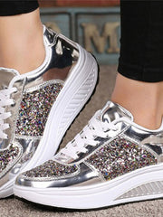 Load image into Gallery viewer, Sequin women's sneakers