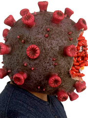 Load image into Gallery viewer, Halloween virus latex mask