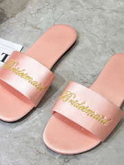 Load image into Gallery viewer, Satin Slippers