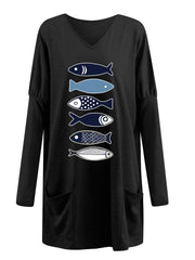 Load image into Gallery viewer, V-neck Sweatshirt Loose Tops