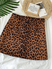 Load image into Gallery viewer, Leopard Mini Skirts