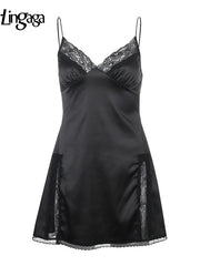 Load image into Gallery viewer, Satin Mini Dress