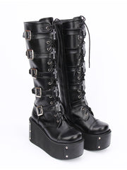 Load image into Gallery viewer, Punk high boots