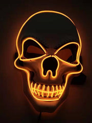 Load image into Gallery viewer, Skull LED Glowing Halloween Mask