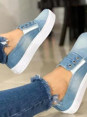 Load image into Gallery viewer, Women Denim Canvas Shoes