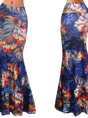 Load image into Gallery viewer, High Waist Long Skirts Printed Pattern