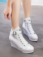 Load image into Gallery viewer, High-top Women Canvas Style Shoes