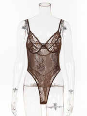 Load image into Gallery viewer, Sheer Lace Bodysuit