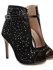 Load image into Gallery viewer, Cutout slim super high heel cool boots