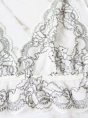 Load image into Gallery viewer, Floral Lace Two Piece Lingerie Set