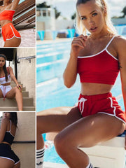 Load image into Gallery viewer, Crop Top Camisole & Shorts