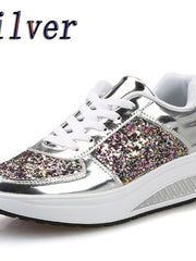 Load image into Gallery viewer, Sequin women's sneakers